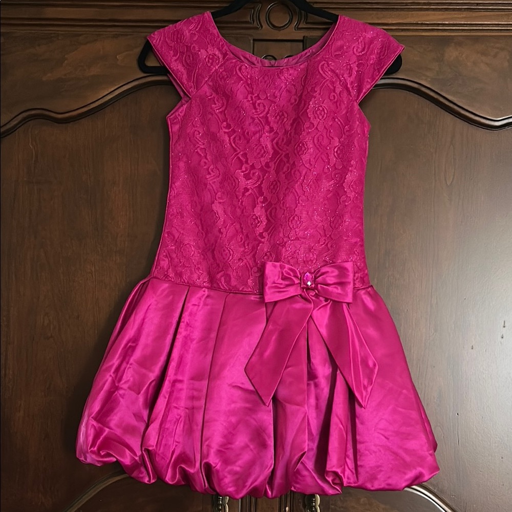 Jona Michelle Fuchsia Girl’s Party Dress